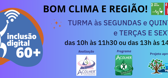 Curso gratuito de celular para pessoas idosas começa em abril no Cocaia e Bom Clima